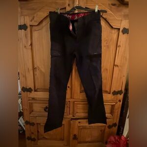 Women Black Cargo Pants